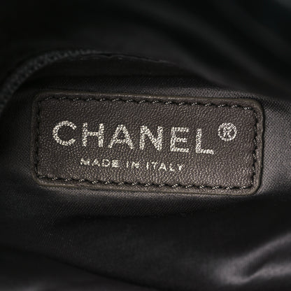 Chanel Lambskin Quilted Mademoiselle Lock Tote Black 6 of 7
