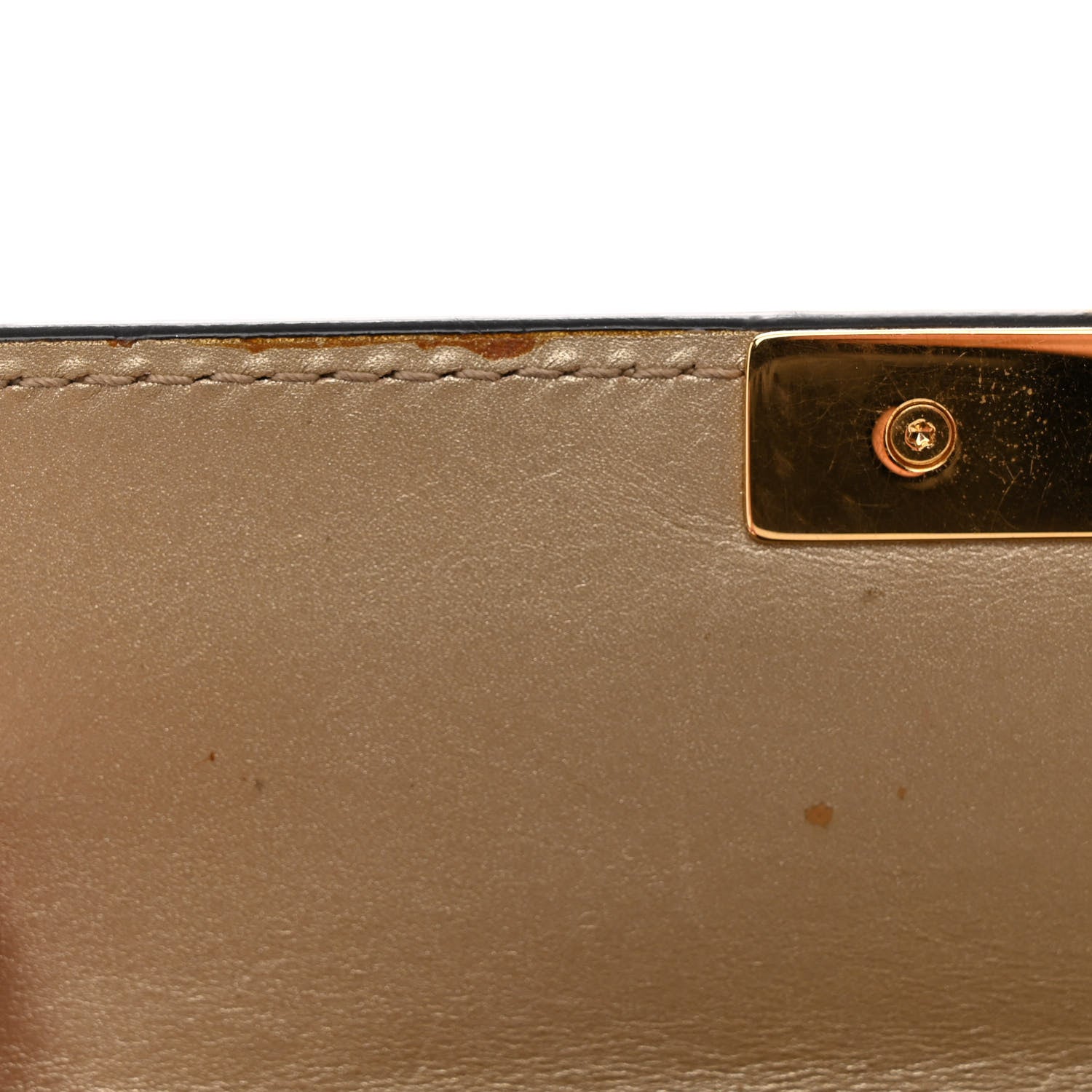 Gucci Galassia Small Padlock Shoulder Bag Platino 12 of 13