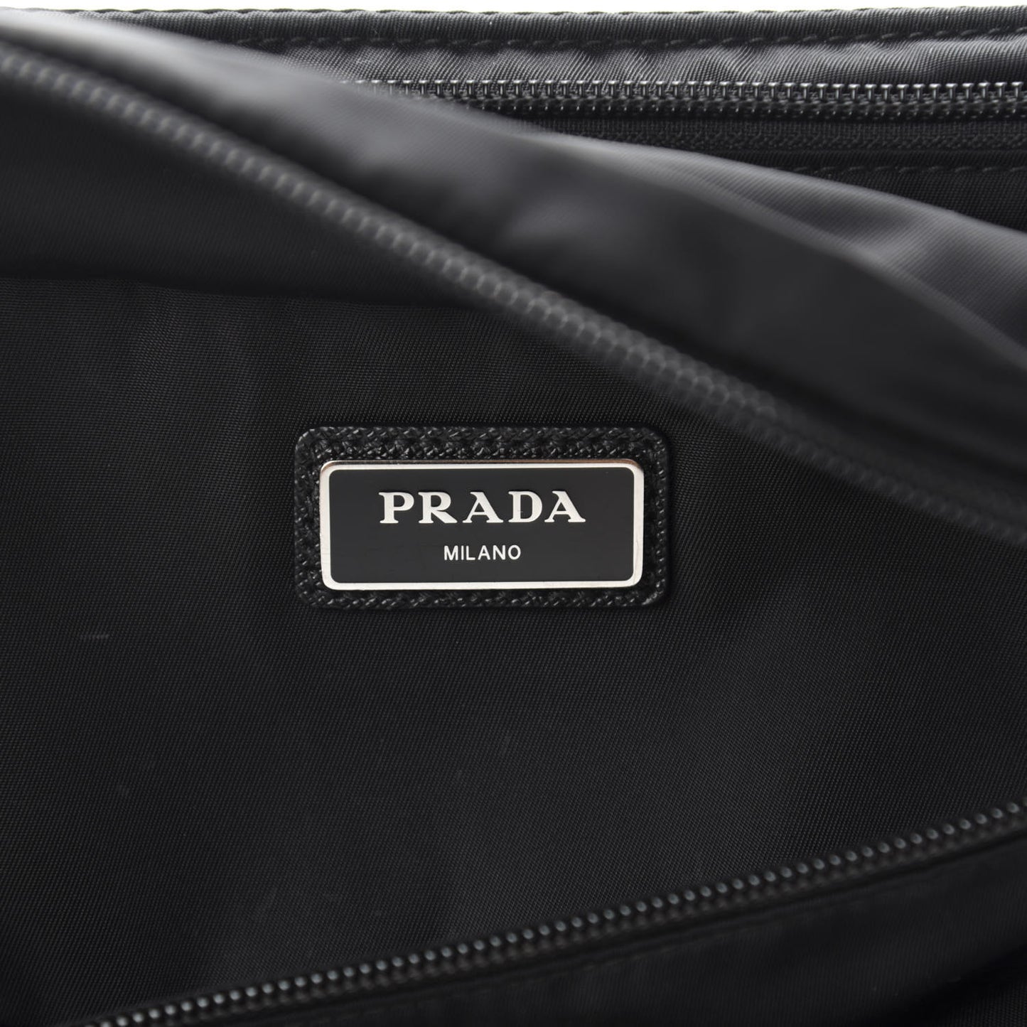 Tessuto Nylon Montagna Belt Bag Black