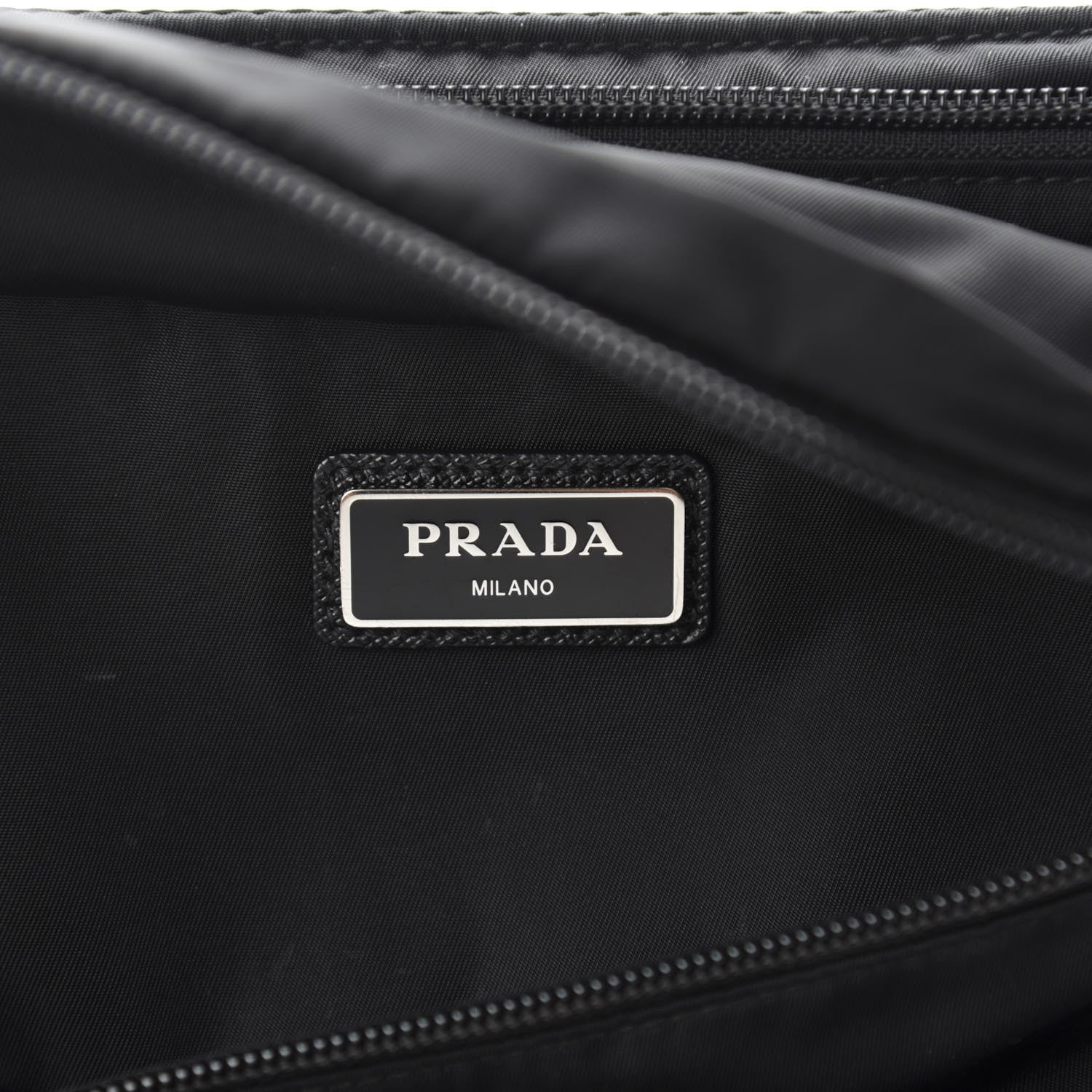 Prada Tessuto Nylon Montagna Belt Bag Black 9 of 10
