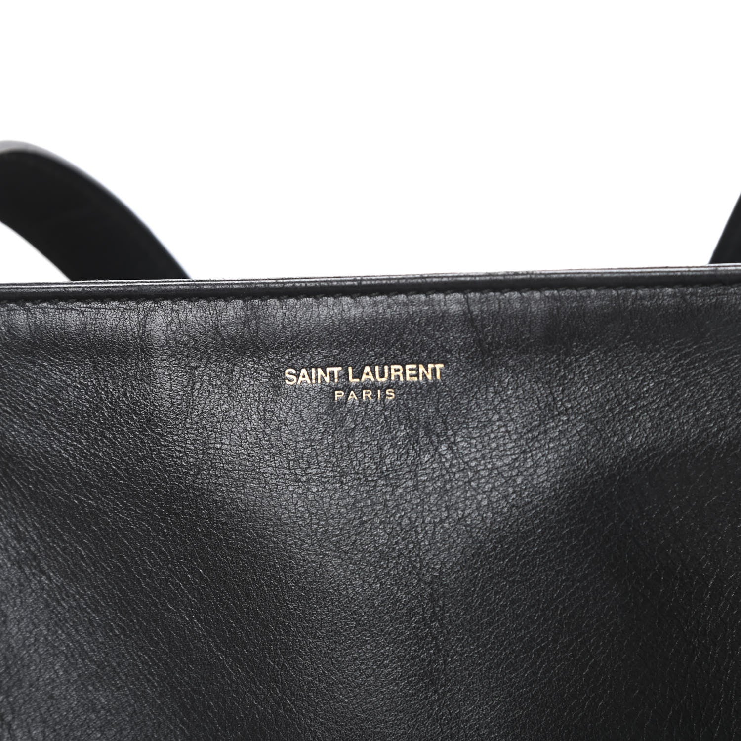 Saint Laurent Calfskin Suede Reversible East West Shopper Tote Black 7 of 20