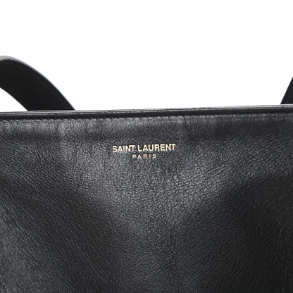 Saint Laurent Calfskin Suede Reversible East West Shopper Tote Black 7 of 20