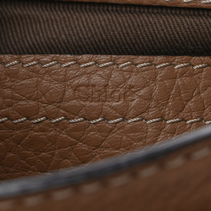 Chloe Calfskin Mini Marcie Round Crossbody Bag Nut 5 of 8