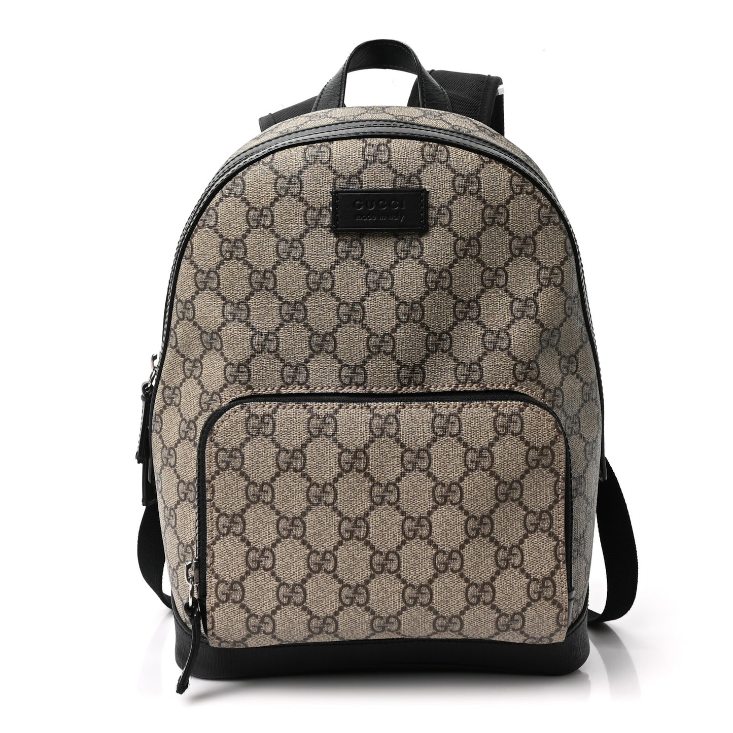 GG Supreme Monogram Small Eden Day Backpack Black