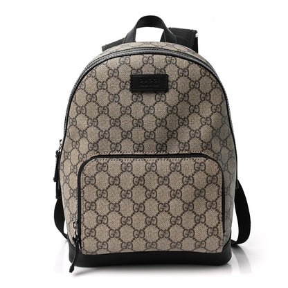 Gucci GG Supreme Monogram Small Eden Day Backpack Black 1 of 10