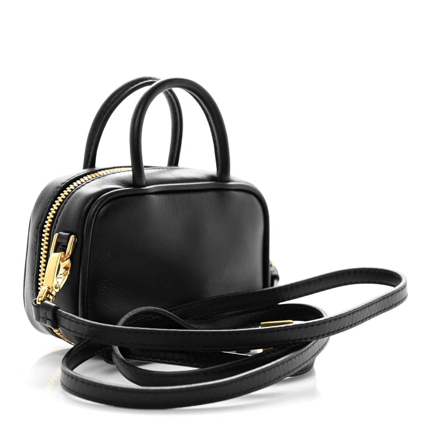 Miu Miu Nappa Micro Bag Black 2 of 9