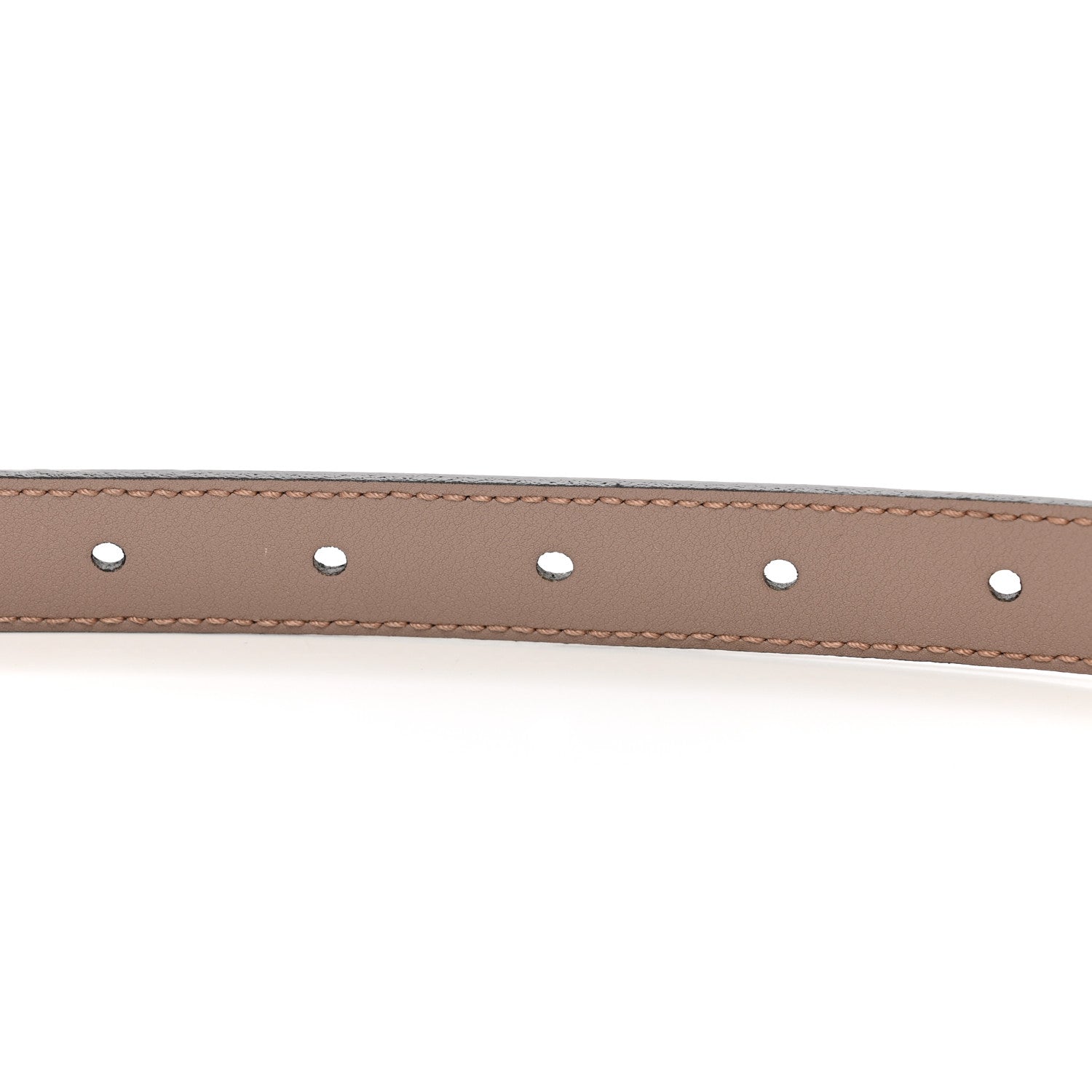 Gucci Moon Calfskin Pearl Double G 20mm Belt 85 34 Porcelain Rose 4 of 5