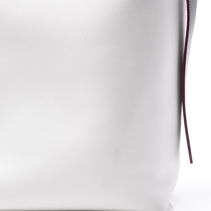 Celine Shiny Smooth Calfskin Small Twisted Cabas White Camel Tan 13 of 14