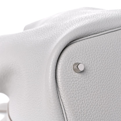 Hermes Taurillon Clemence Picotin Lock 26 GM Bleu Arctic 7 of 12
