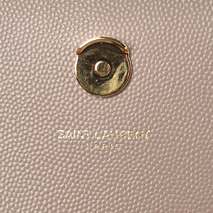 Saint Laurent Grain De Poudre Small Monogram Kate Satchel Nude Powder 7 of 9
