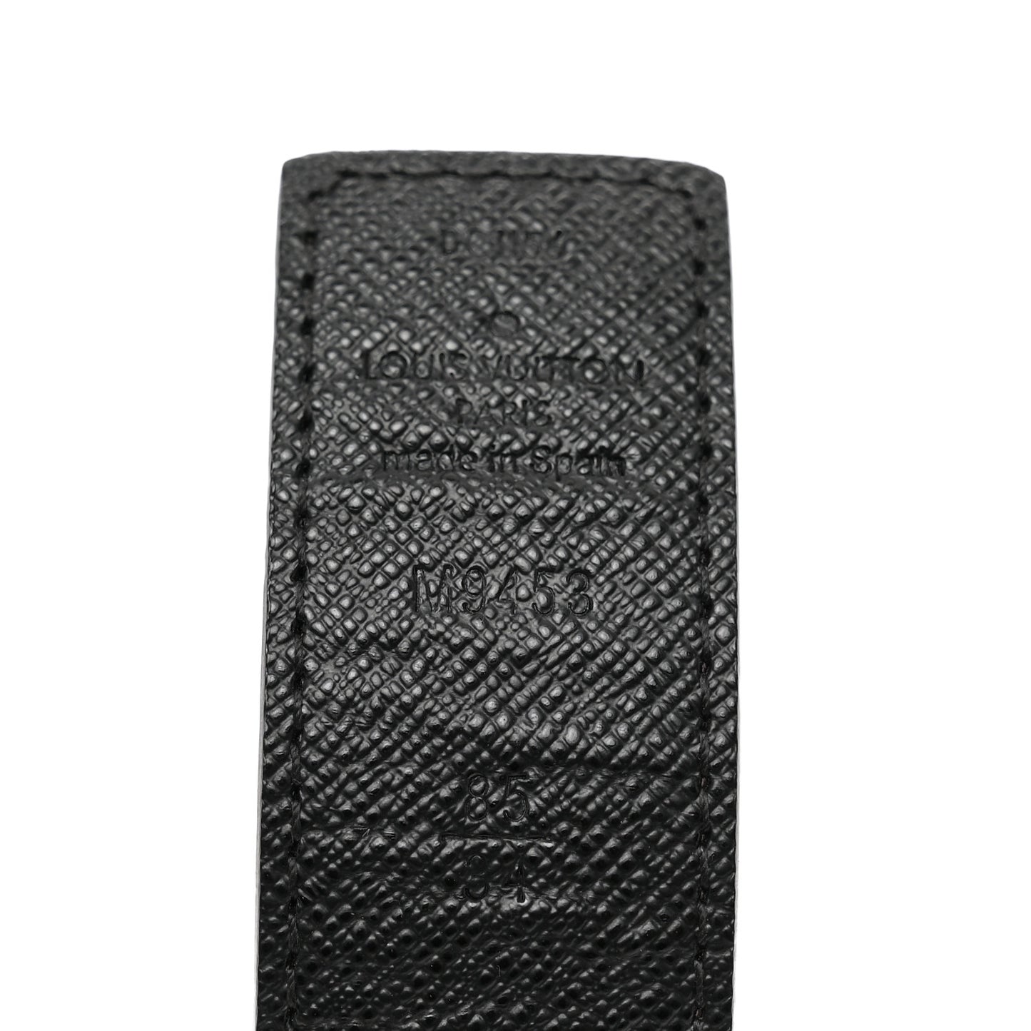 Calfskin Monogram 30mm LV Initiales Reversible Belt 85/34 Black