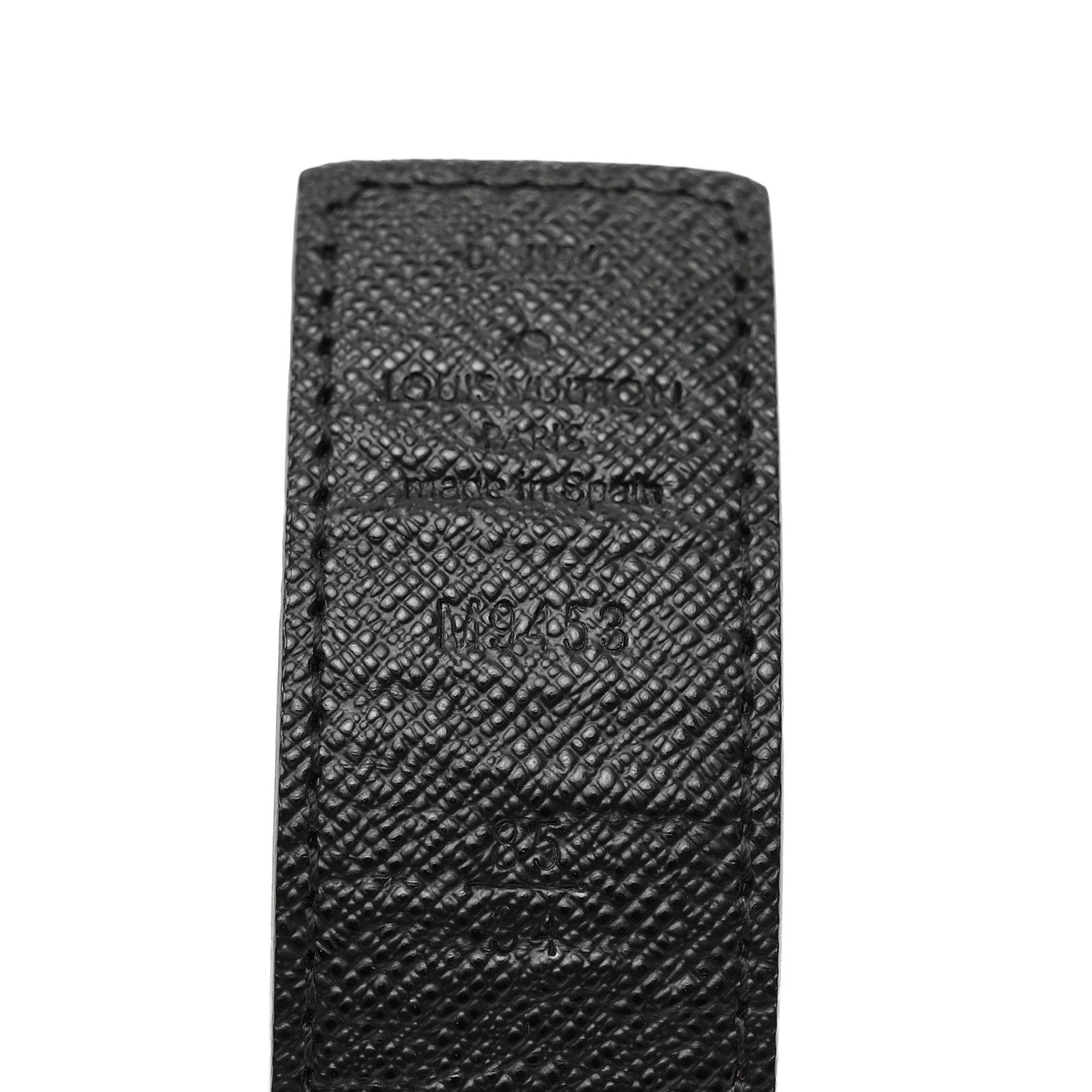 Louis Vuitton Calfskin Monogram 30mm LV Initiales Reversible Belt 85/34 Black 3 of 5