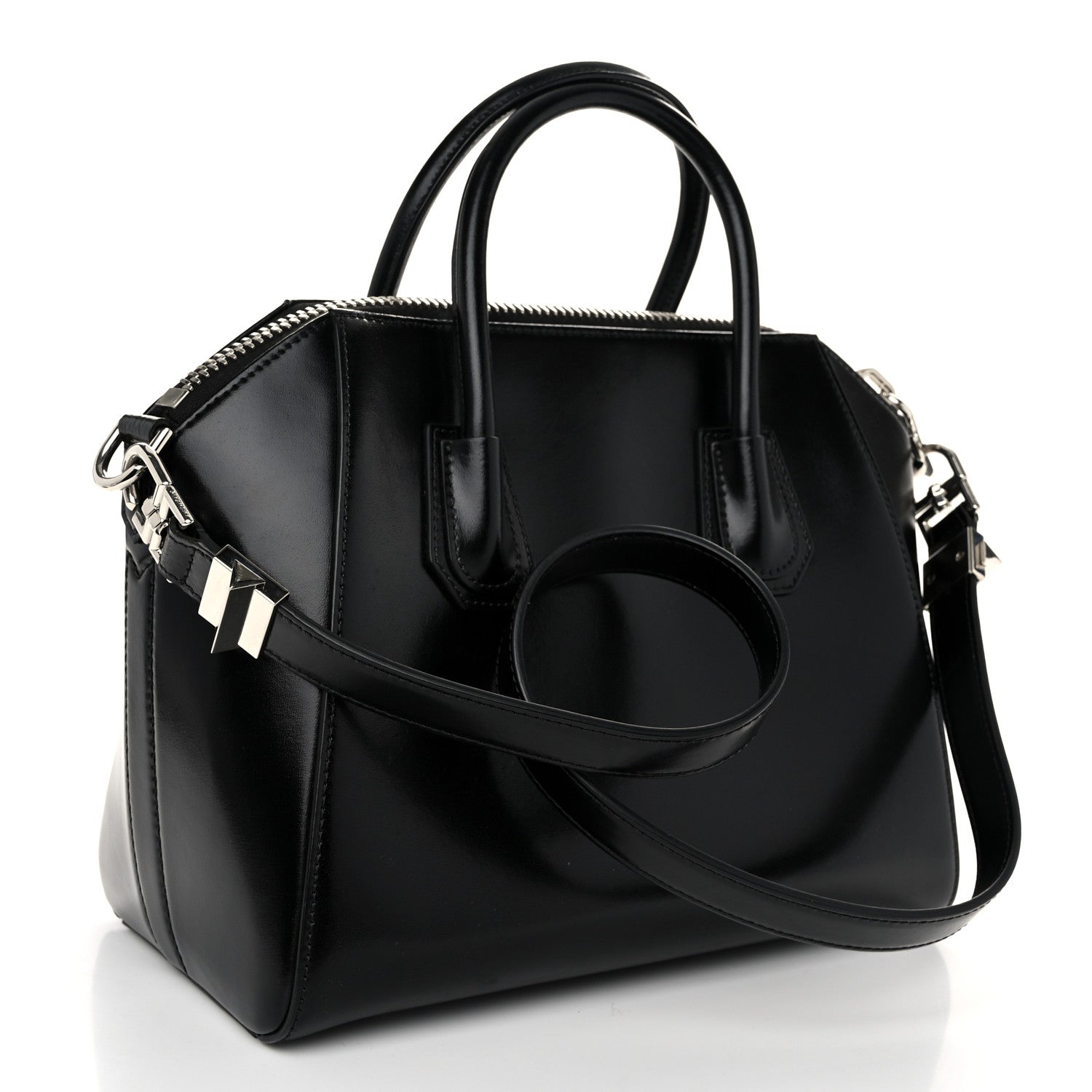 Givenchy Shiny Lord Calfskin Small Antigona Black 3 of 11