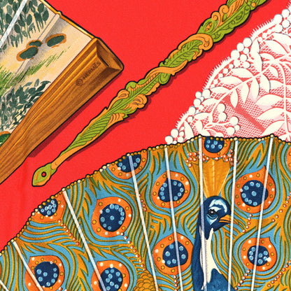 Hermes Silk Brise de Charme Scarf 90 4 of 5