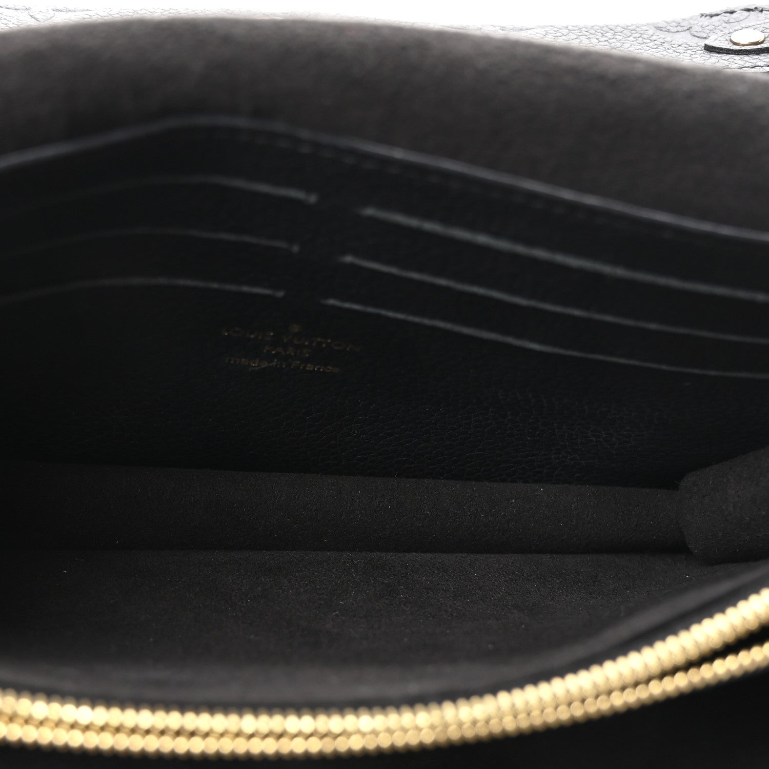 Louis Vuitton Empreinte Vavin Chain Wallet Black 5 of 10