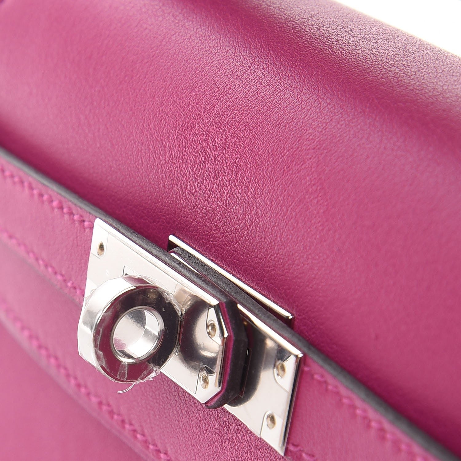 Hermes Swift Kelly Pochette Clutch Rose Pourpre 10 of 24