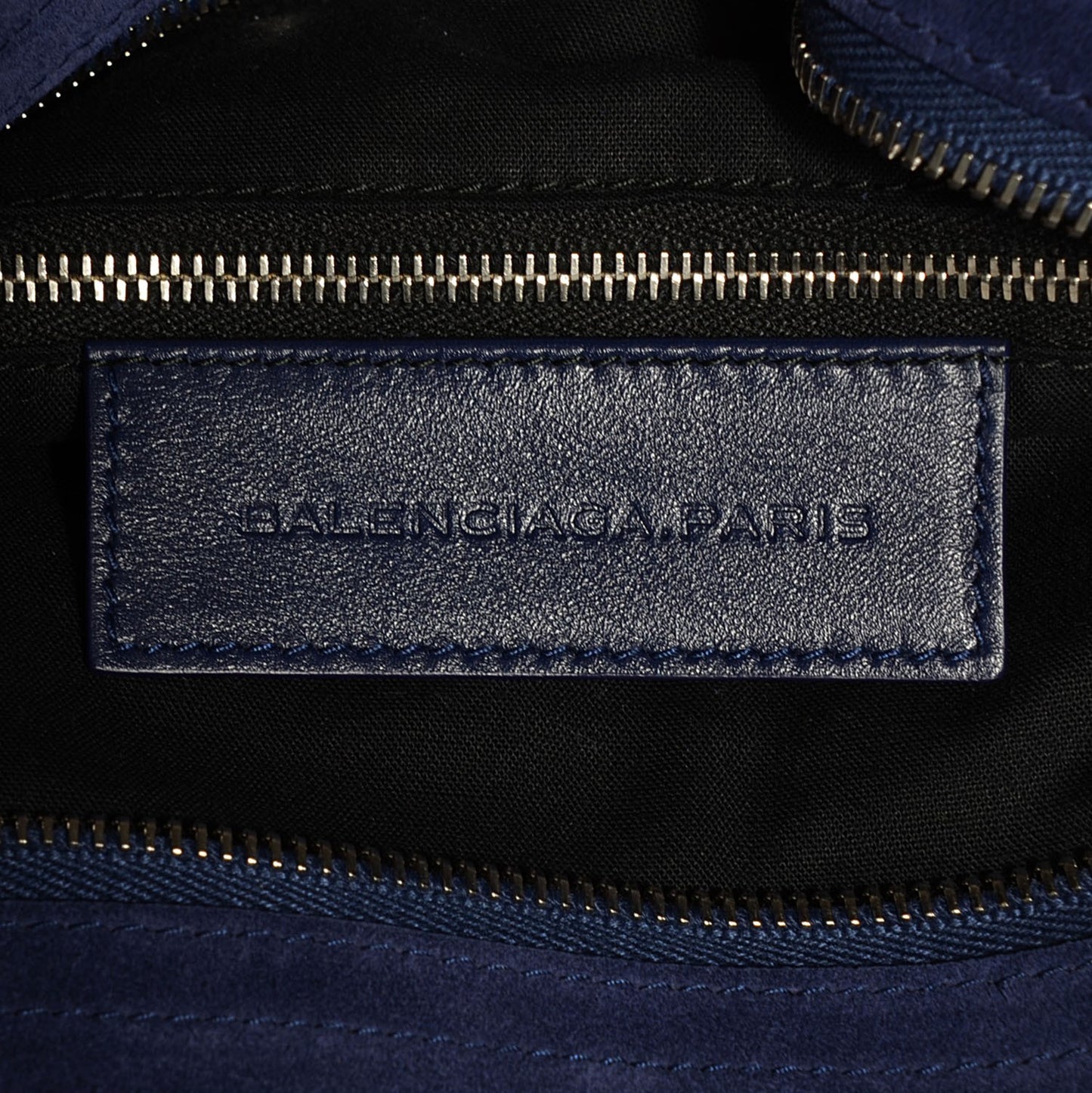 Baby Daim Suede Velo Bleu Nuit