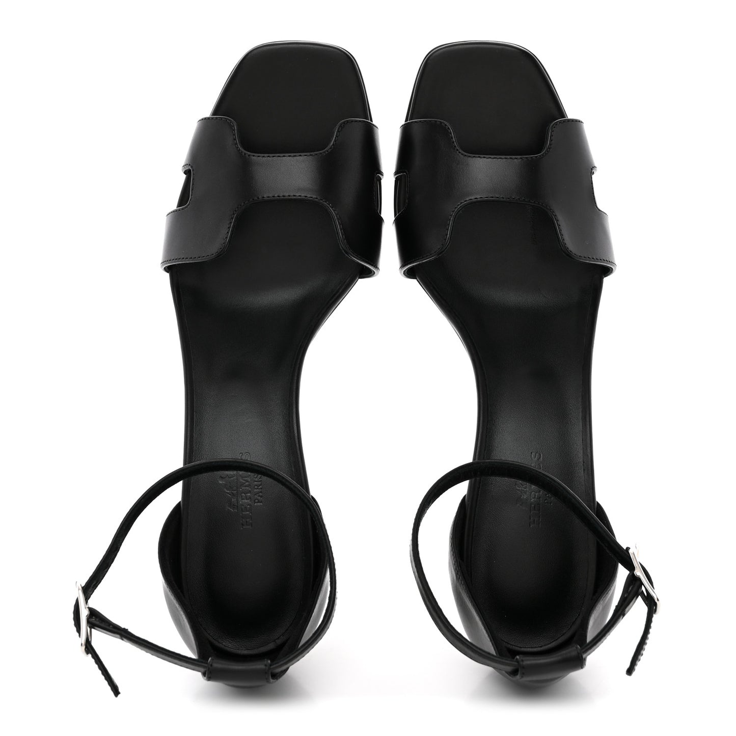 Calfskin Joy 70 Sandals 39 Black