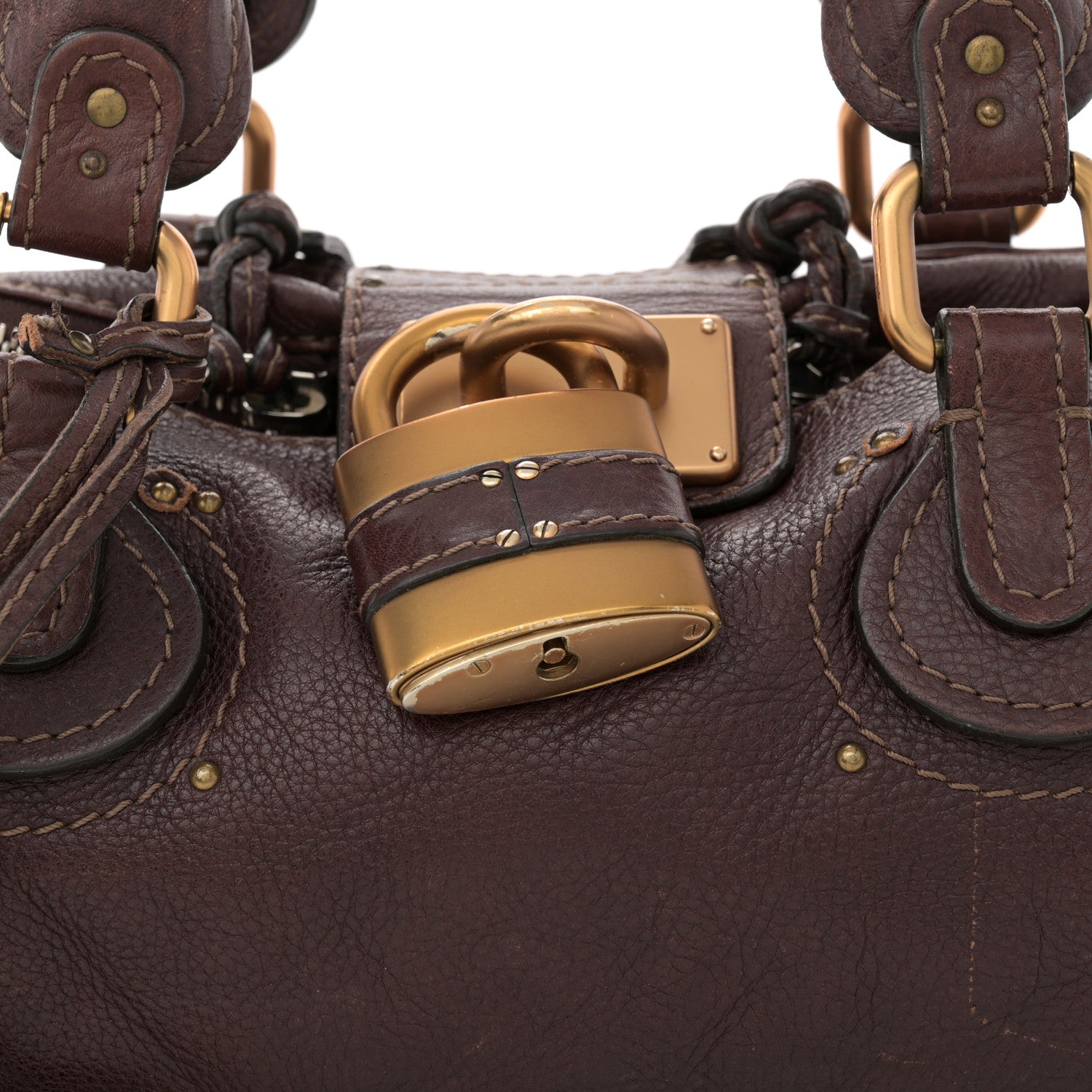 Chloe Calfskin Medium Paddington Satchel Chocolate 8 of 18
