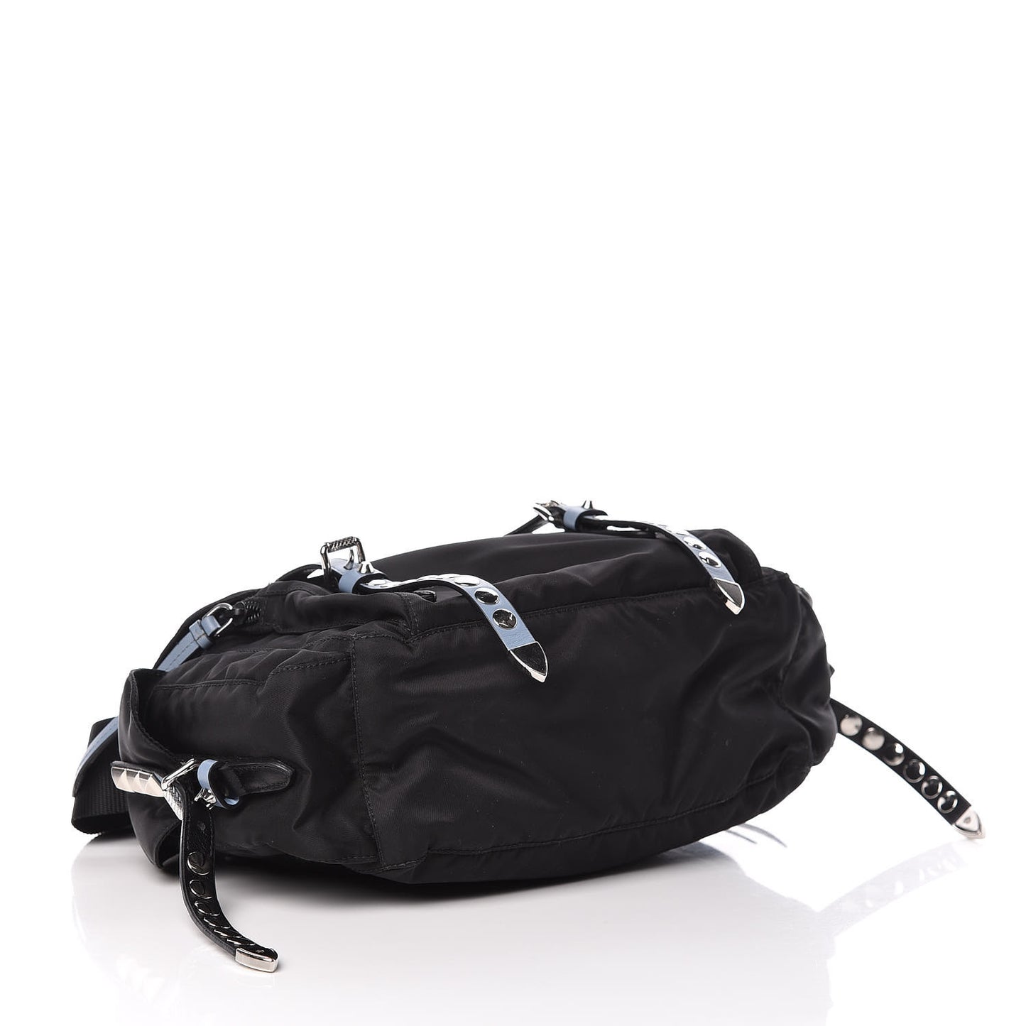 Nylon New Vela Studded Messenger Black Astrale