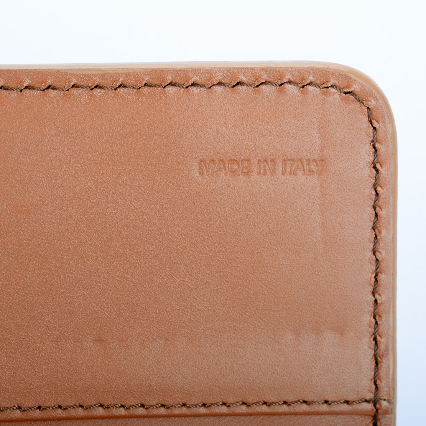 Nubuck Python Brogue Penrose Continental Wallet Light Tan