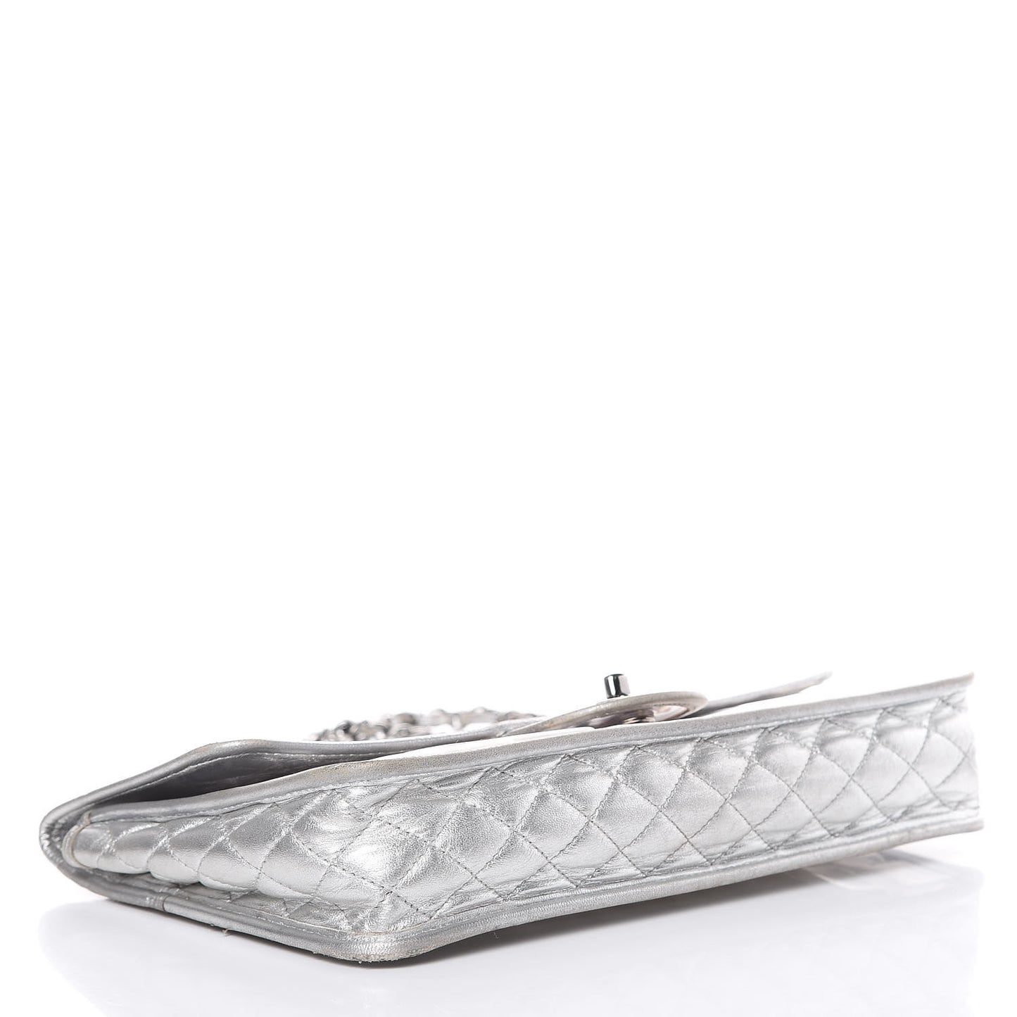 Vinyl Large Ice Cube Flap Silver