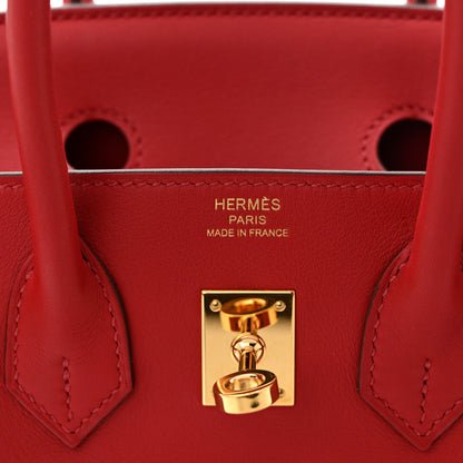 Hermes Swift Birkin 25 Rouge Piment 6 of 10