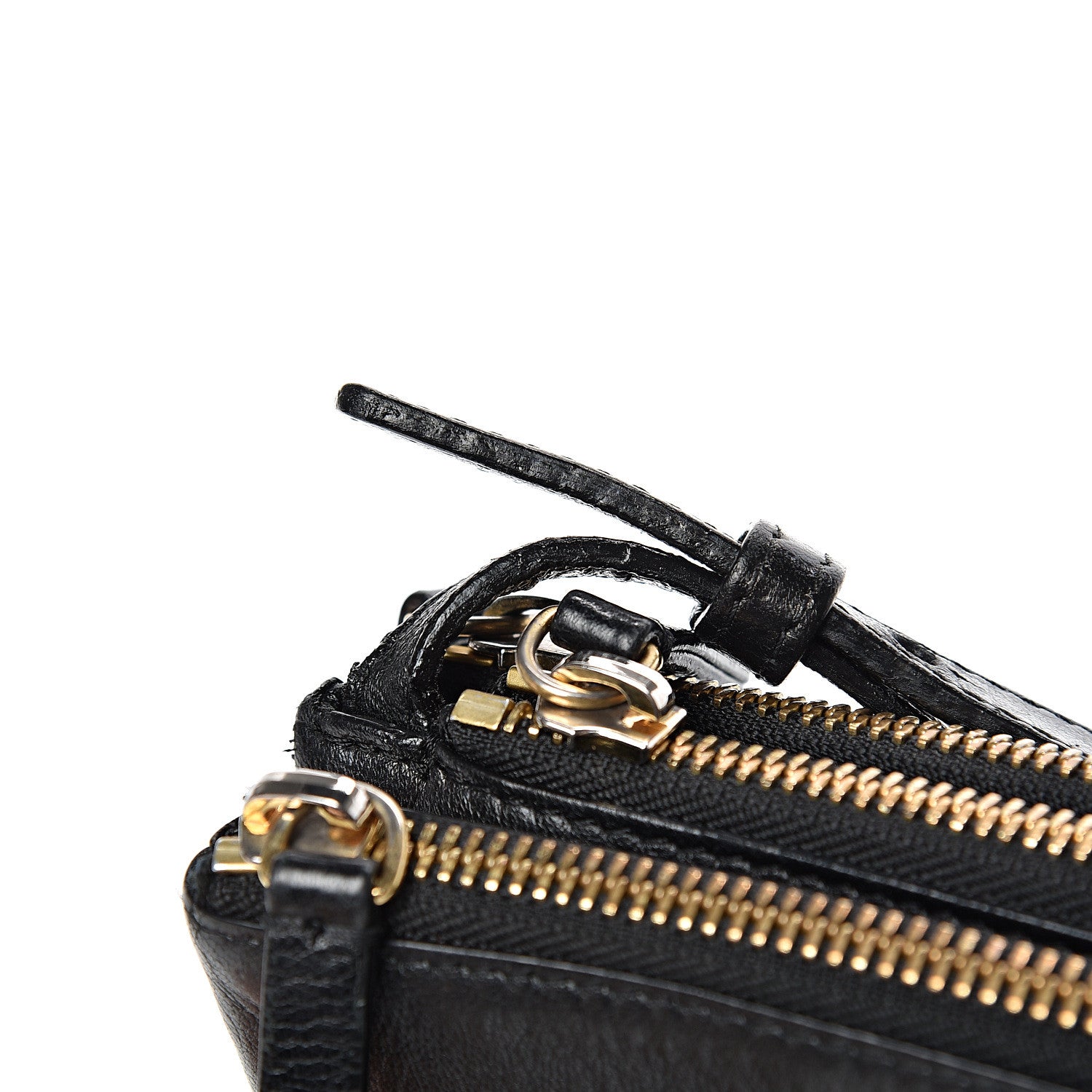 Celine Lambskin Small Trio Crossbody Bag Black 12 of 15