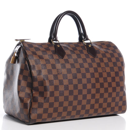 Louis Vuitton Damier Ebene Speedy 35 3 of 8