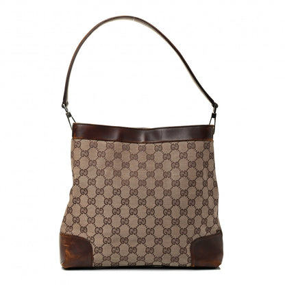 Gucci Monogram Shoulder Bag Dark Brown 1 of 4