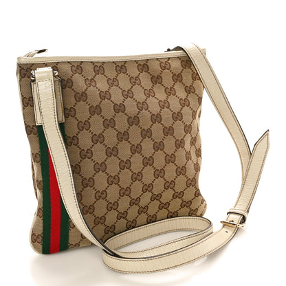 Gucci Monogram Web Jolicoeur Charms Messenger White 3 of 14
