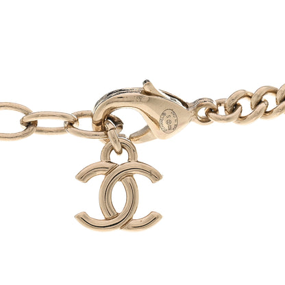 Chanel Resin Logo Choker Pink Black 5 of 6