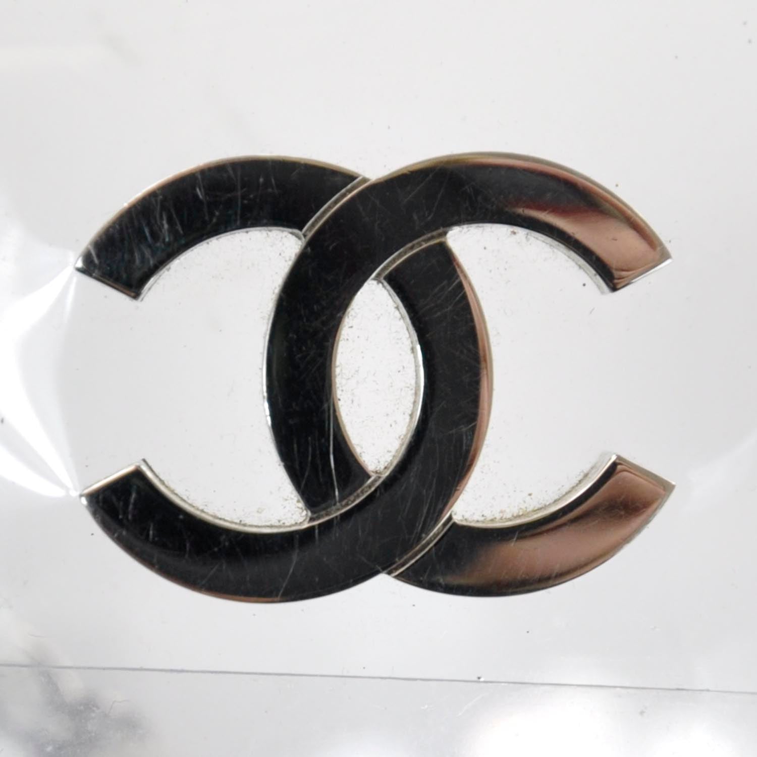 Chanel Vinyl Naked Tote White 6 of 8