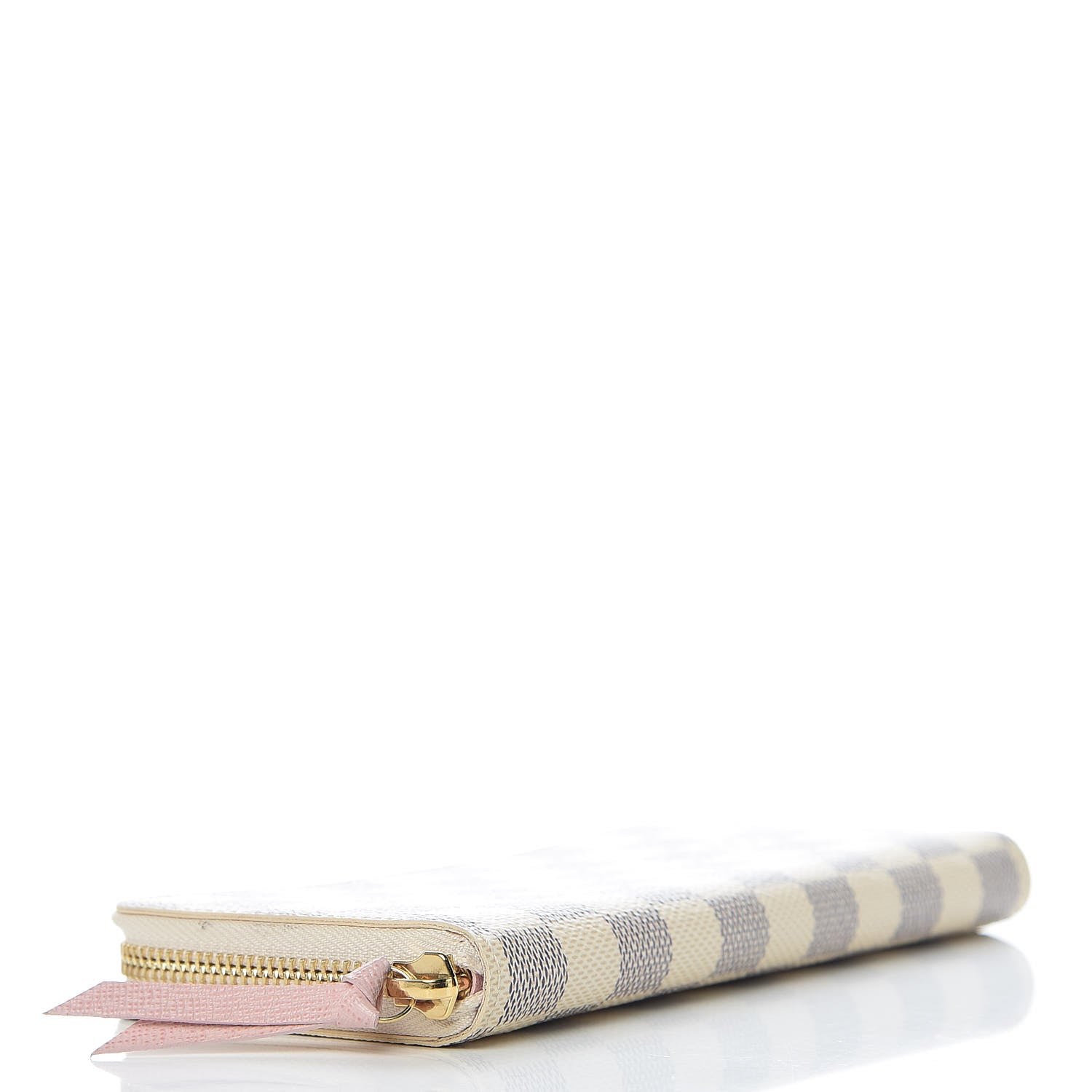 Louis Vuitton Damier Azur Clemence Wallet Rose Ballerine 4 of 7