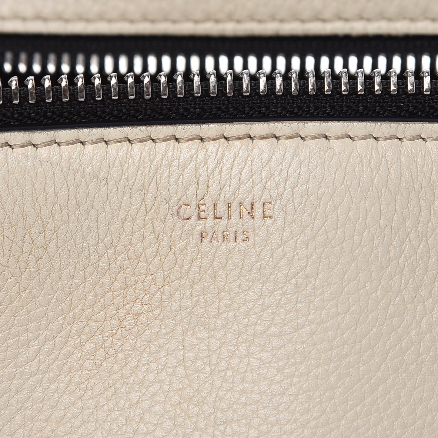 Grained Calfskin Large Edge Shoulder Bag