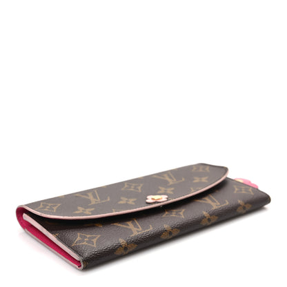 Louis Vuitton Monogram Bloom Flower Emilie Wallet 4 of 6