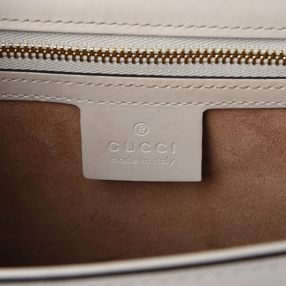 Gucci Calfskin Small Sylvie Shoulder Bag White 6 of 9