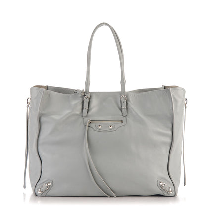 Balenciaga Veau Papier A4 Zip Around Tote Grey 1 of 10