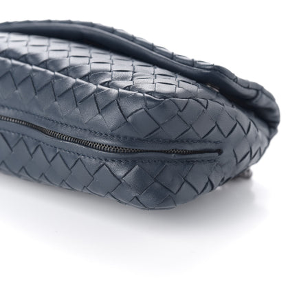 Bottega Veneta Nappa Intrecciato Mini Chain Messenger Denim 7 of 9
