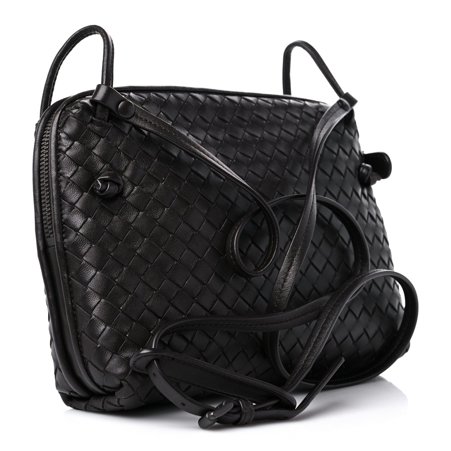 Bottega Veneta Nappa Intrecciato Nodini Bag Ebano 4 of 12
