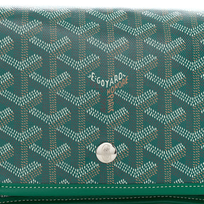 Goyard Goyardine Plumet Wallet Clutch Green 8 of 10