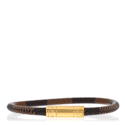 Louis Vuitton Damier Ebene Keep It Bracelet 1 of 5