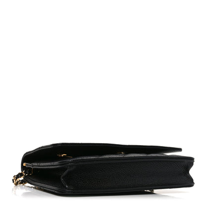 Chanel Caviar Quilted Wallet on Chain WOC Black 3 of 11