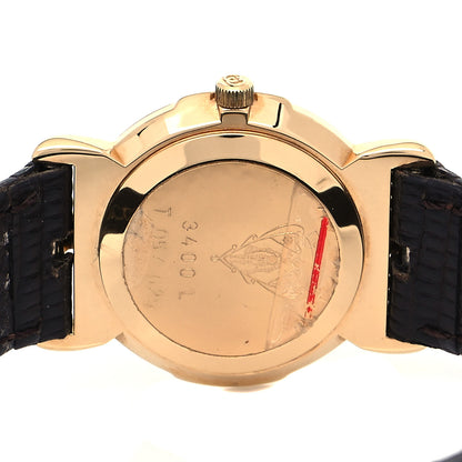 Gucci Stainless Steel Lizard 23mm 3400L Quartz Watch Gold 4 of 5