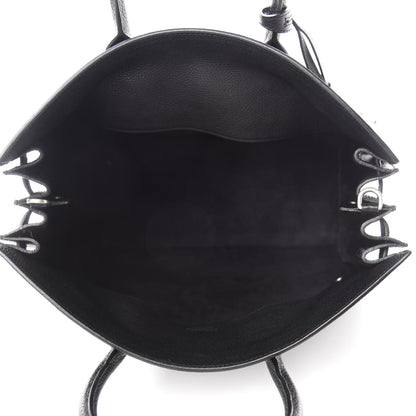 Saint Laurent Grained Calfskin Small Supple Sac De Jour Black 5 of 9
