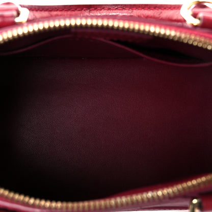 Louis Vuitton Ostrich Alma BB Red 5 of 10