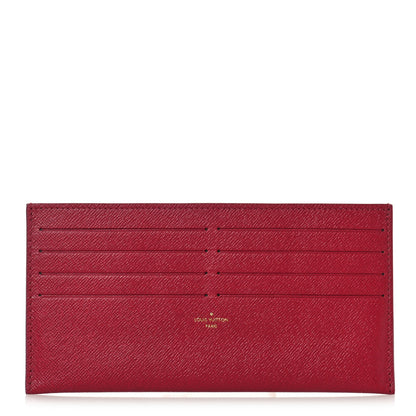 Louis Vuitton Calfskin Felicie Card Holder Insert Fuchsia 1 of 8