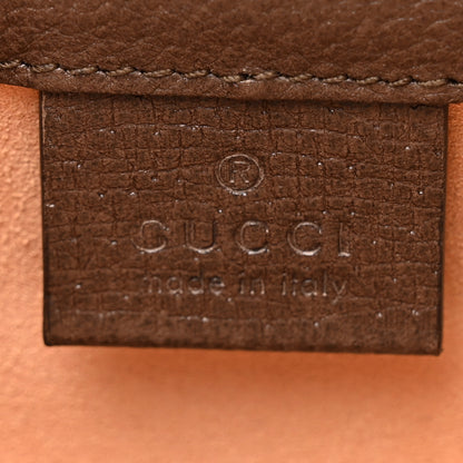 Gucci GG Supreme Monogram Web Mini Ophidia Bucket Bag Brown 6 of 11