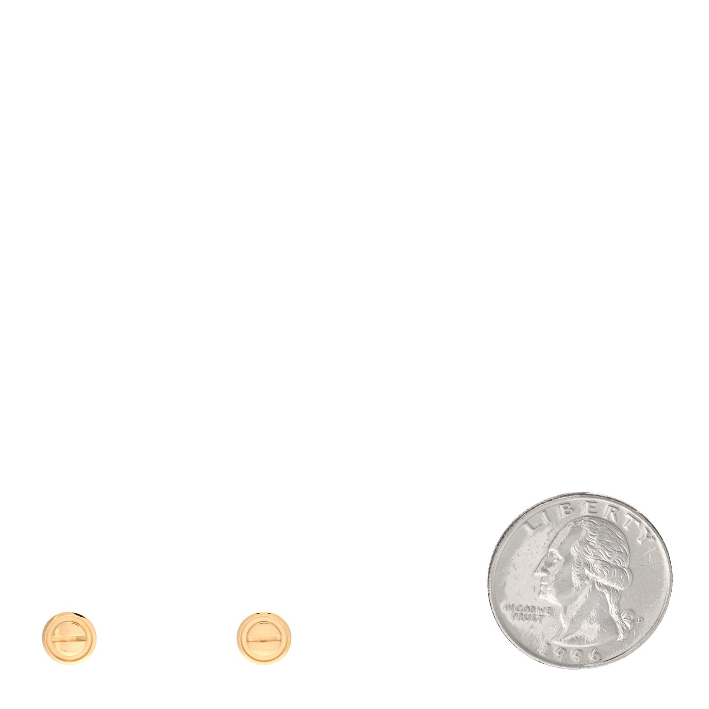 18K Yellow Gold LOVE Earrings