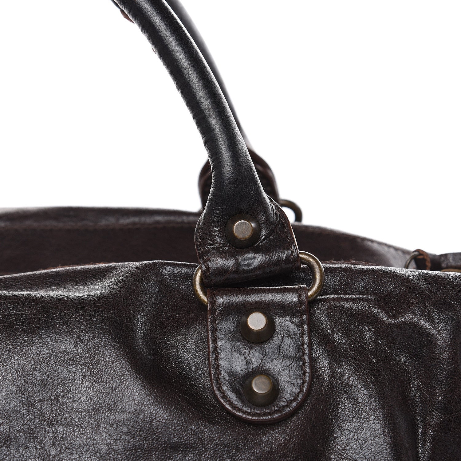 Balenciaga Chevre Classic Hardware Twiggy Chocolate 17 of 18